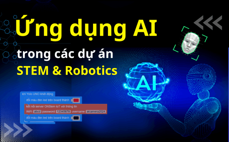 Ứng dụng AI trong dự án STEM & Robotics